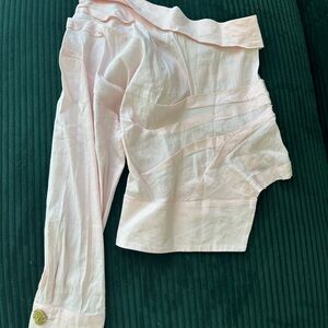 Zara Pink Asymmetrical Top